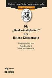 Cover von Die Denkwürdigkeiten der Helene Kottannerin