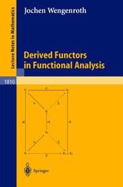 Cover von Derived Functors in Functional Analysis
