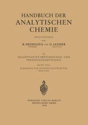 Cover von Elemente der Achten Hauptgruppe