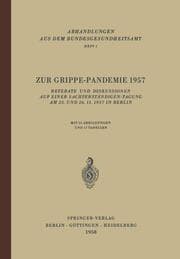 Cover von Zur Grippe-Pandemie 1957