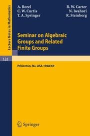 Cover von Seminar on Algebraic Groups and Related Finite Groups