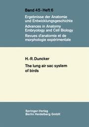 Cover von The Lung Air Sac System of Birds