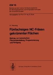 Cover von Fünfachsiges NC-Fräsen gekrümmter Flächen