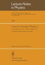 Cover von Topics in Nuclear Physics I