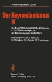 Cover von Der Keynesianismus IV
