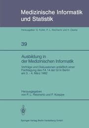 Cover von Ausbildung in der Medizinischen Informatik