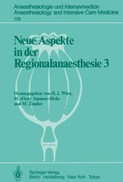 Cover von Neue Aspekte in der Regionalanaesthesie III