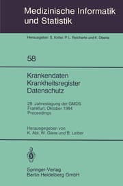 Cover von Krankendaten Krankheitsregister Datenschutz