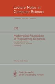 Cover von Mathematical Foundation of Programming Semantics