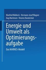 Cover von Energie und Umwelt als Optimierungsaufgabe