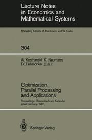 Cover von Optimization, Parallel Processing and Applications