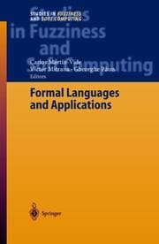 Cover von Formal Languages and Applications