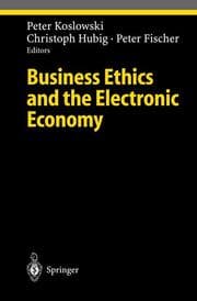 Cover von Business Ethics and the Electronic Economy