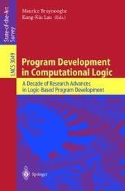 Cover von Program Development in Computational Logic