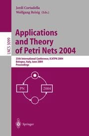 Cover von Applications and Theory of Petri Nets 2004