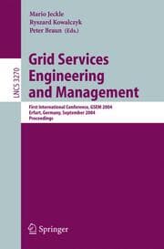 Cover von Grid Services Engineering and Management
