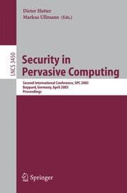 Cover von Security in Pervasive Computing