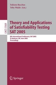 Cover von Theory and Applications of Satisfiability Testing