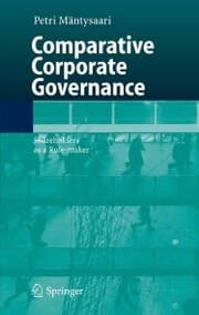 Cover von Comparative Corporate Governance