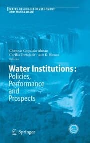 Cover von Water Institutions: Policies, Performance and Prospects