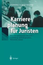 Cover von Karriereplanung für Juristen