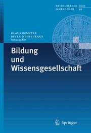 Cover von Bildung und Wissensgesellschaft