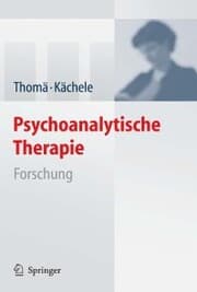 Cover von Psychoanalytische Therapie
