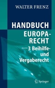 Cover von Handbuch Europarecht