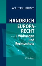Cover von Handbuch Europarecht