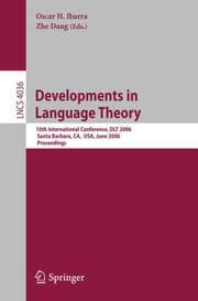 Cover von Developments in Language Theory