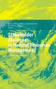 Cover von Stakeholder Dialogues in Natural Resources Management