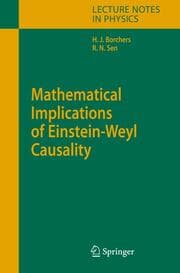 Cover von Mathematical Implications of Einstein-Weyl Causality