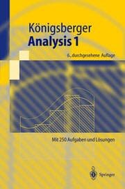 Cover von Analysis 1