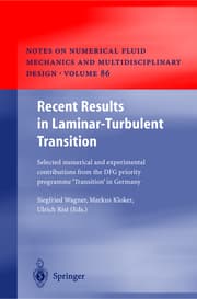 Cover von Recent Results in Laminar-Turbulent Transition