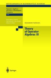 Cover von Theory of Operator Algebras III