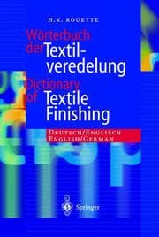 Cover von Wörterbuch der Textilveredelung/Dictionary of Textile Finishing