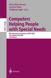Cover von Computers Helping People with Special Needs
