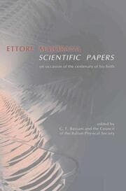 Cover von Ettore Majorana: Scientific Papers
