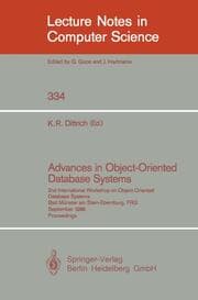 Cover von Advances in Object-Oriented Database Systems