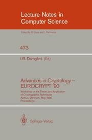 Cover von Advances in Cryptology - EUROCRYPT '90