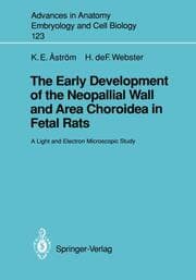 Cover von The Early Development of the Neopallial Wall and Area Choroidea in Fetal Rats