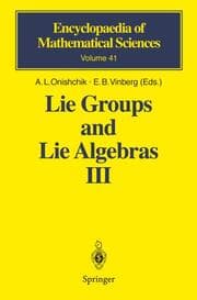 Cover von Lie Groups and Lie Algebras III