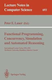 Cover von Functional Programming, Concurrency, Simulation and Automated Reasoning