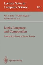Cover von Logic, Language and Computation