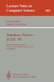 Cover von Database Theory - ICDT '95