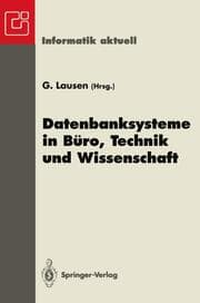 Cover von Datenbanksysteme in Büro, Technik und Wissenschaft