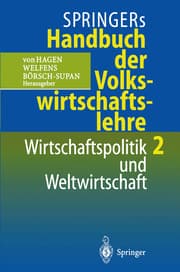 Cover von Springers Handbuch der Volkswirtschaftslehre 2