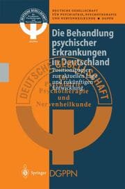 Cover von Die Behandlung psychischer Erkrankungen in Deutschland