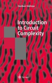 Cover von Introduction to Circuit Complexity
