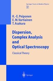 Cover von Dispersion, Complex Analysis and Optical Spectroscopy